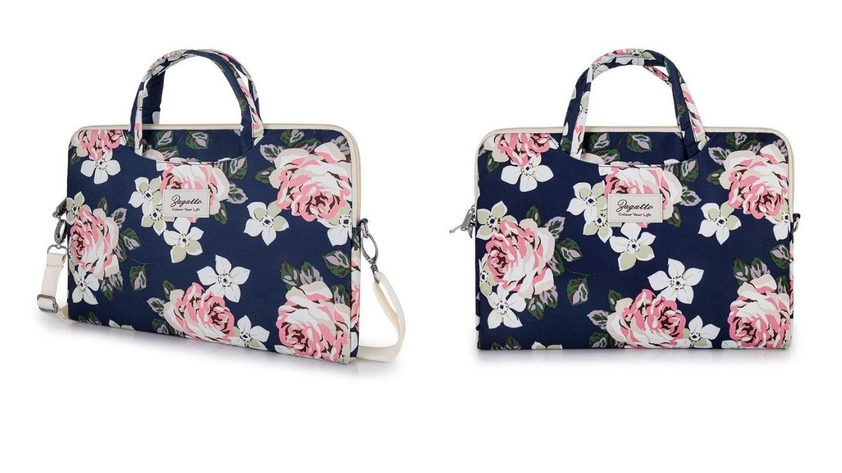Genți de damă pentru laptop cu motiv floral