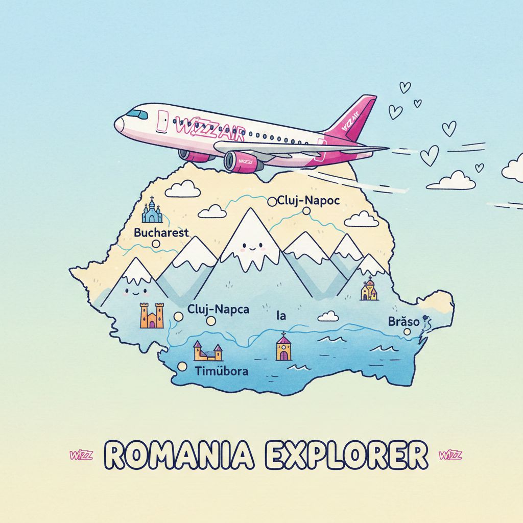 Baze Wizz Air noi și planificate în România din 2026