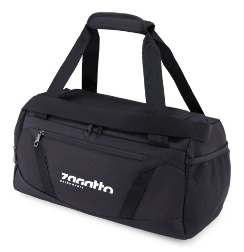 Geantă sport sală neagră cu buzunar pantofi Bear