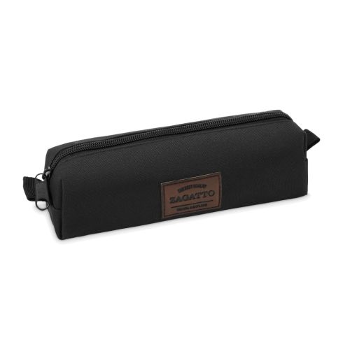 One-compartment pencil case, black ZG717 - thumbnail