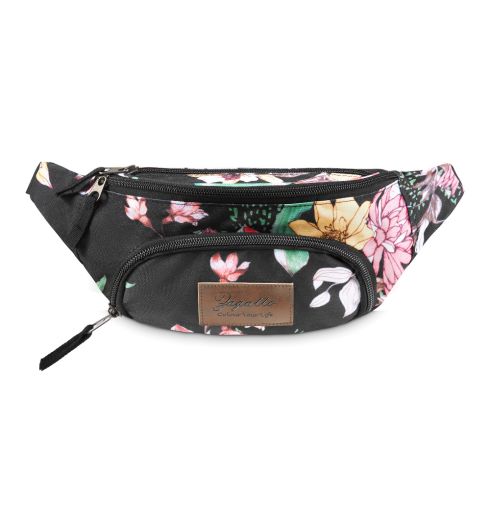 Women's waist bag, floral pattern, ZG800