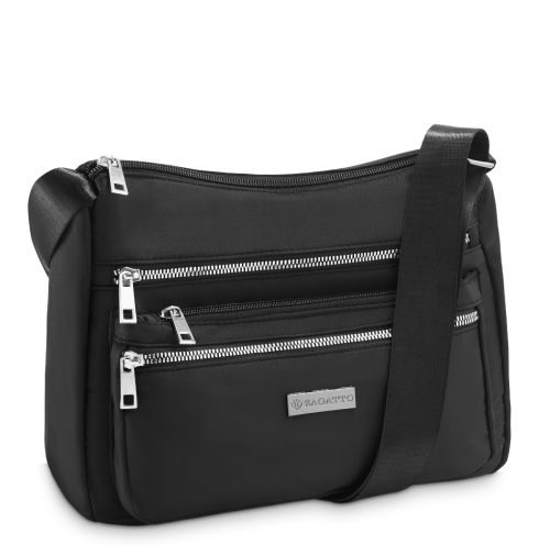 Women's black urban handbag ZG813