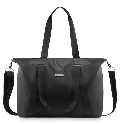 Women's shoulder bag, black ZG814