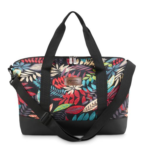 Travel bag, women's, floral ZG822