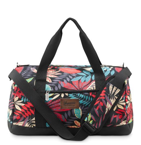 Women's floral travel bag, 40x20x25 cm, ZG825