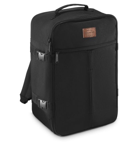 Airplane travel backpack black, 40x30x20 ZG846 - thumbnail