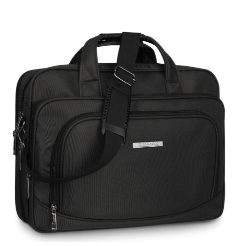 Expandable, large 15.6’ inch laptop bag ZG653 - main image, angled