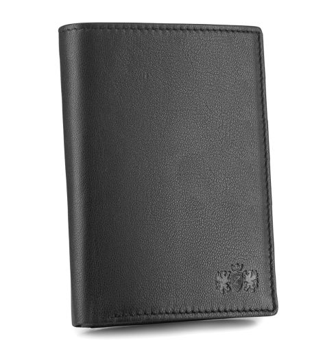 Men's vertical leather wallet ZG-N4-F2 RFID Secure - thumbnail