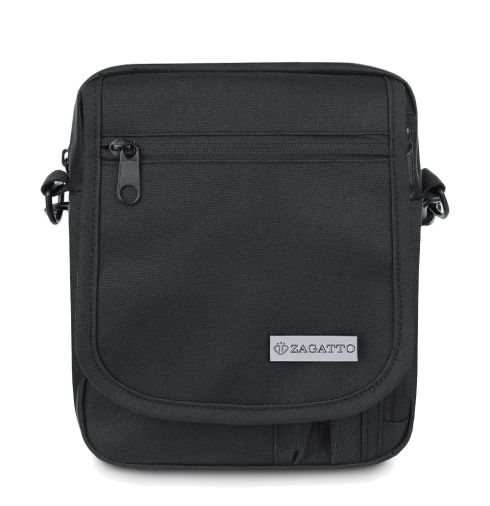 Geantă neagră tip crossbody ZG707