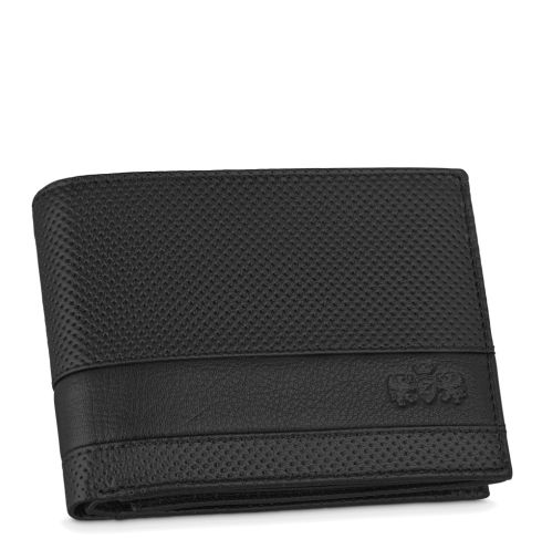 Portofel bărbătesc din piele ZG-N992-F12 BLACK