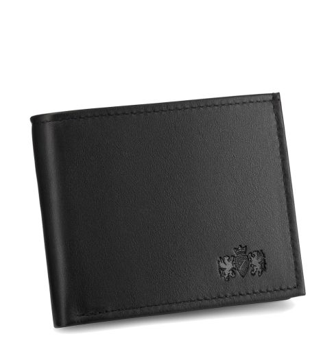 Men's slim leather wallet N054-W RFID Secure - thumbnail