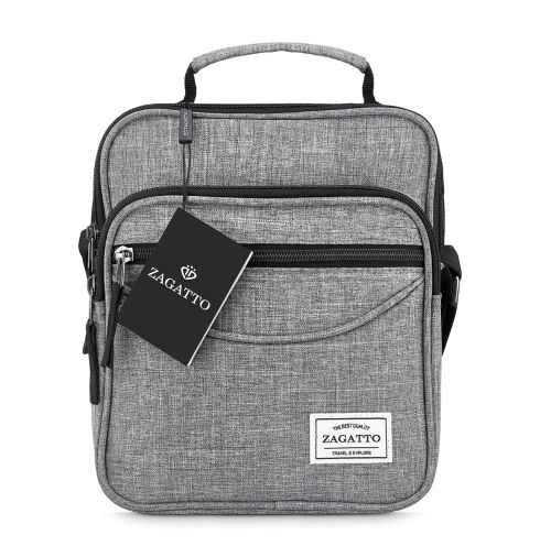 Borsetă gri crossbody, ZG55 West Pack