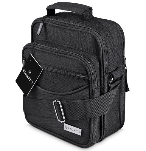 Geantă neagră tip crossbody ZG56