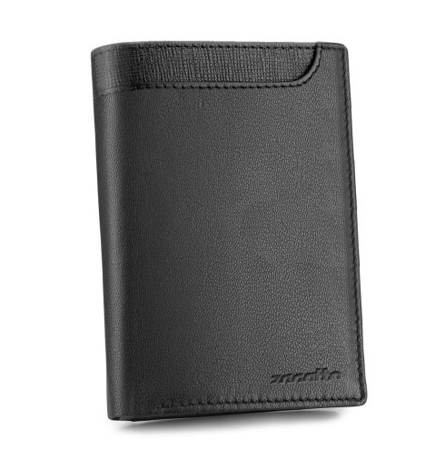 Zagatto ZG-N4-F13 RFID Secure men's vertical leather wallet - thumbnail