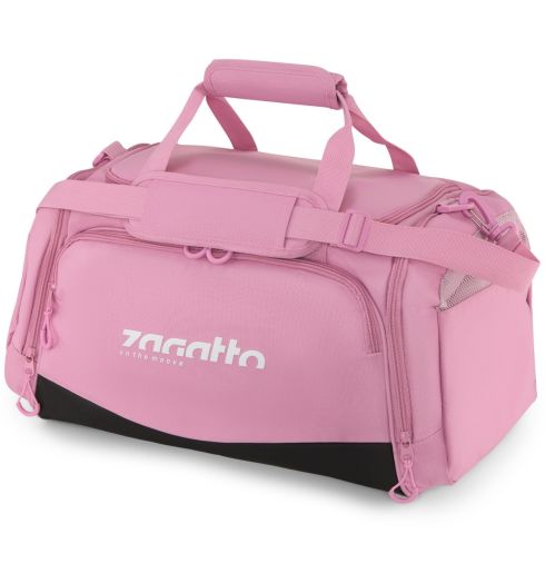 Geantă sport roz pentru femei cu compartiment pentru pantofi Hawk
