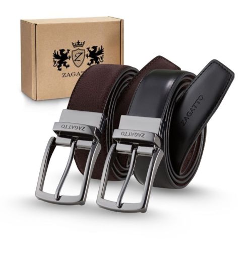 Curea piele barbati reversibilă ZG1055 