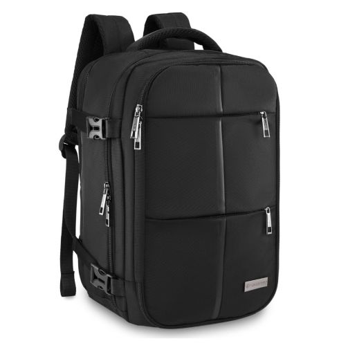 Rucsac urban pentru avion 40x30x20 cm, negru – model Berlin