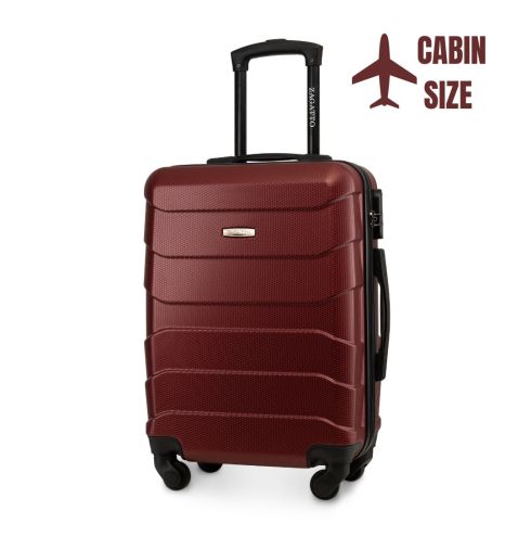 Troler de cabină ABS 55x40x20 Roșu ZG502-C