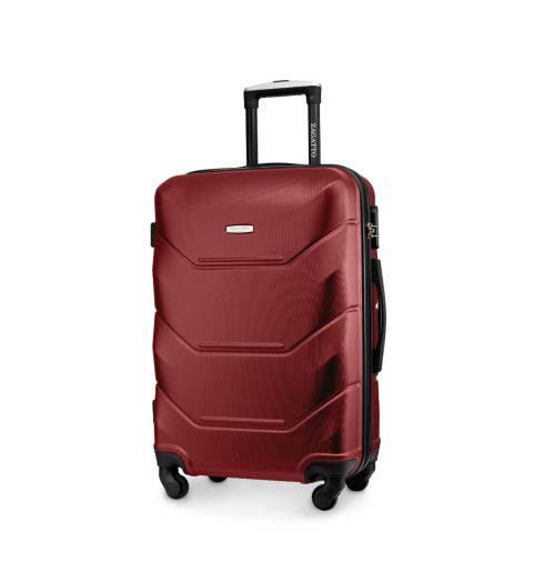 Troler mediu, 65x42x26, roșu închis, ZG504 ABS B D.Red