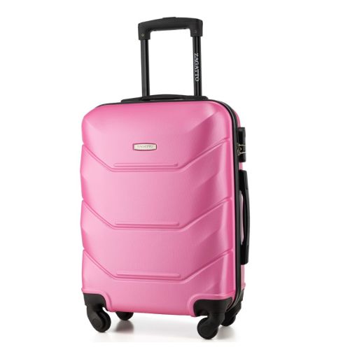 Troler de cabină pe roți 55x40x20, roz, ZG504 C Pink