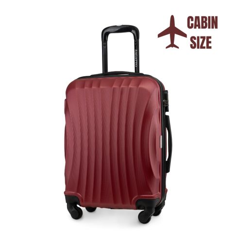 Troler de cabină pe roți 55x40x20, roșu, ZG505 ABS C Red