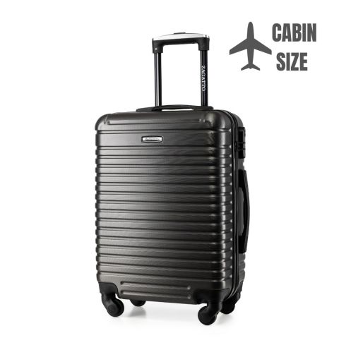 Troler cabina pe roți 55x40x20, grafit, ZG506 ABS C Graphite