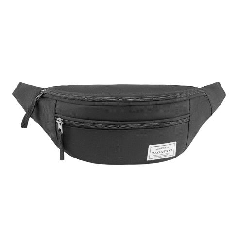 UNISEX Zagatto ZG57 West Pack black waist bag - thumbnail