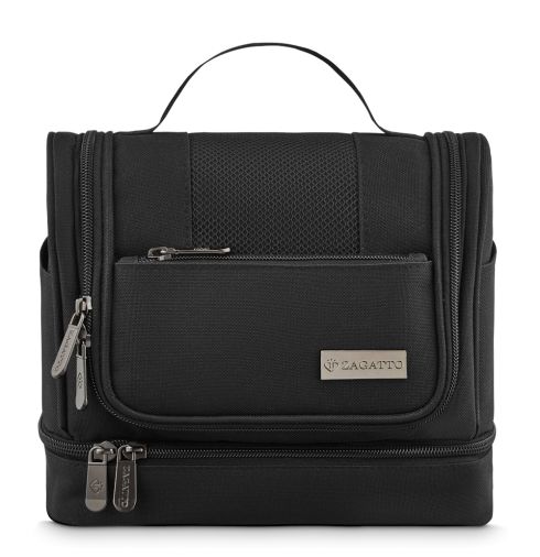 Black cosmetic case with hook and waterproof pocket Zagatto ZG728 - thumbnail