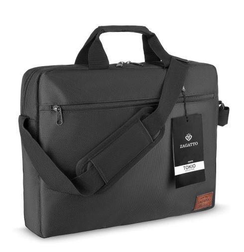 Zagatto ZG80 15.6” inch laptop bag from the Tokio collection - main photo, angled