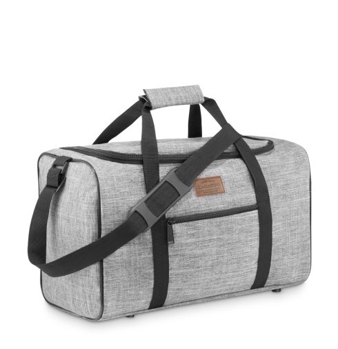 Travel bag, gray, 40x20x25, ZG836