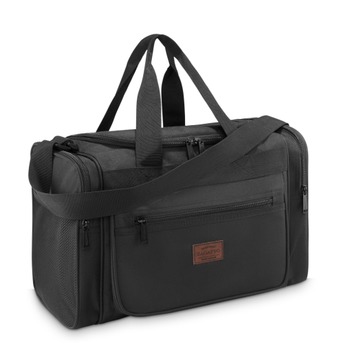 Travel bag for airplane, black 40x20x25 ZG849 - thumbnail