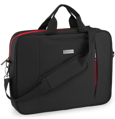 Geantă neagră pentru laptop 15.6”, întărită, ZG936