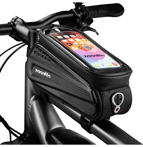 Geantă pentru cadru bicicletă cu suport pentru telefon ZG963