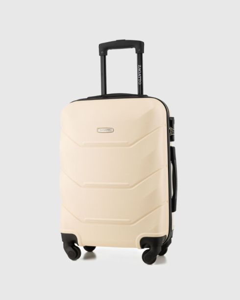 Troler de cabină ABS 55x40x20 Nisipiu ZG504-C