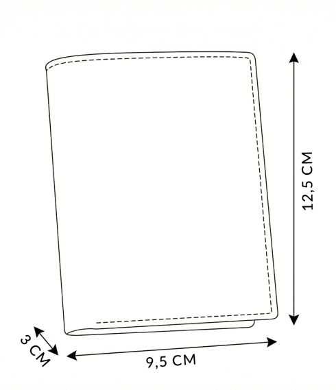 Portofel bărbătesc din piele, vertical, culoare cognac, ZG-N4-F10 RFID Secure