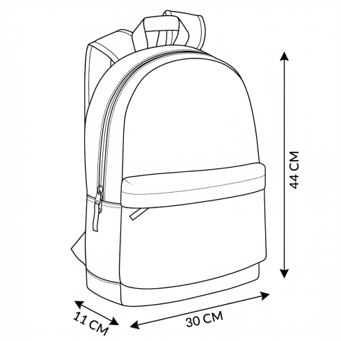 Rucsac școlar roz ZG1031