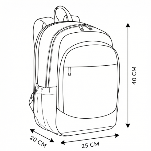 Rucsac de damă pentru avion 40×20×25 cm –