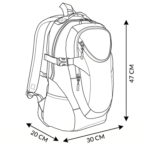 Rucsac tactic turistic cu compartiment pentru laptop –