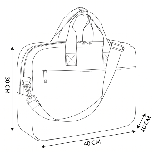 Geantă laptop 15,6" neagră cu bandă pentru troler