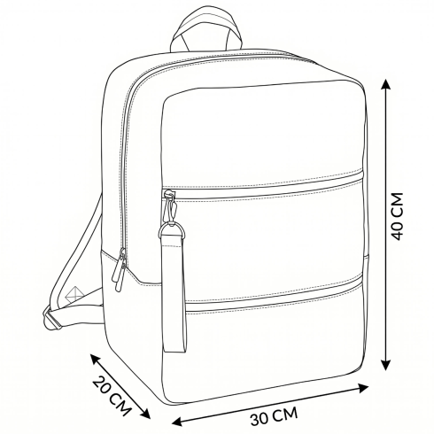 Rucsac avion 40x30x20 Tokyo – bagaj de mână