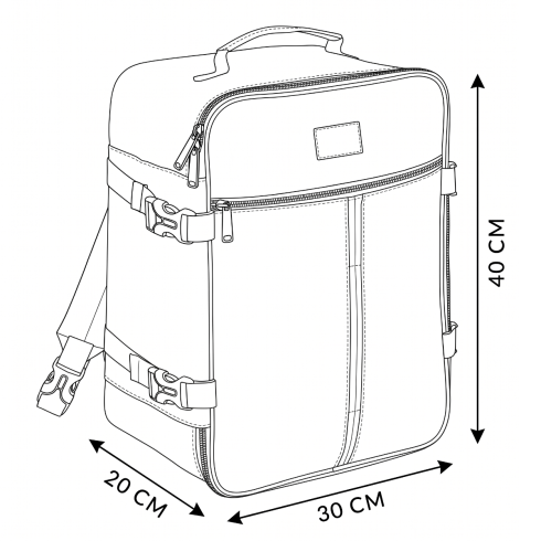 Rucsac avion 40x30x20 – bagaj de mână