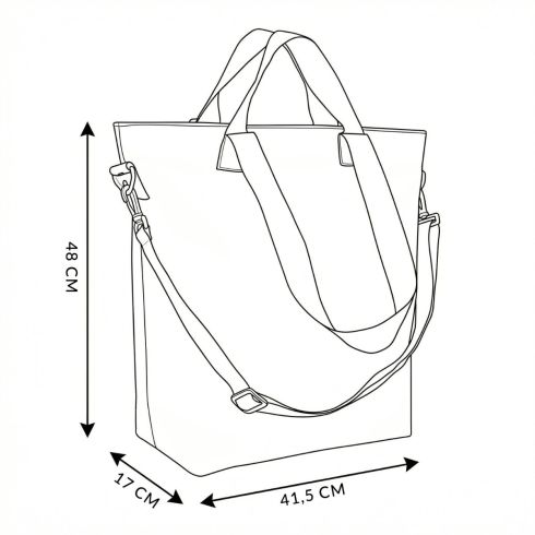 Geantă shopper pentru femei „NERO” ZG 622