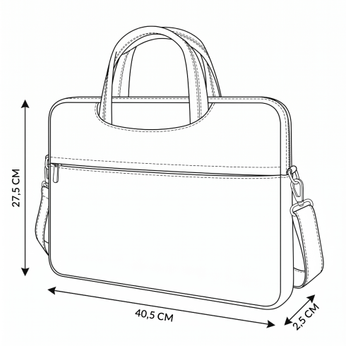 Geantă florală pentru laptop 14.1" ZG628