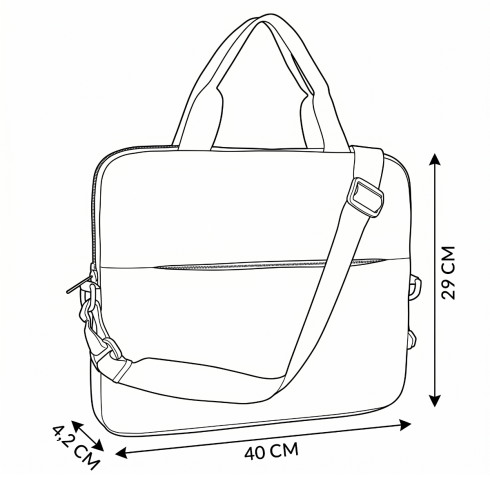 Geantă pentru laptop 15.6” cu frunze și flori „Nairobi” ZG675