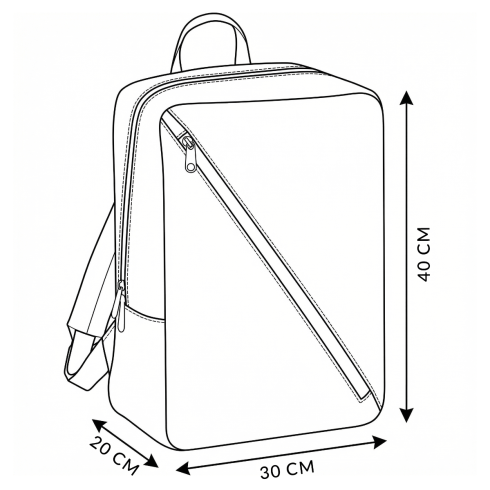 Rucsac de Călătorie Colorat 40x20x25 cm – Bagaj de Mână Avion ZG768