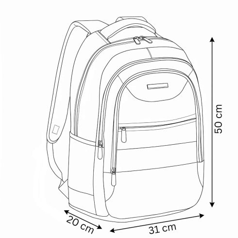 Rucsac cu compartiment pentru laptop 31L ZG773