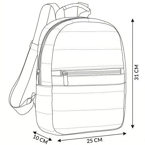 Rucsac damă matlasat ZG778