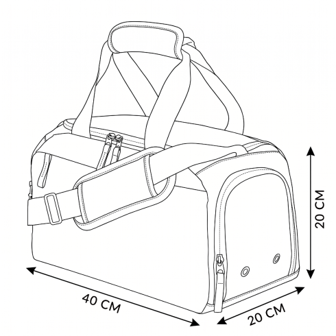 Geantă compactă pentru sport / călătorie ZG782