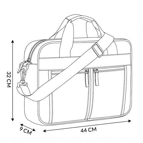 Geantă urbană pentru laptop 15.6” ZG794