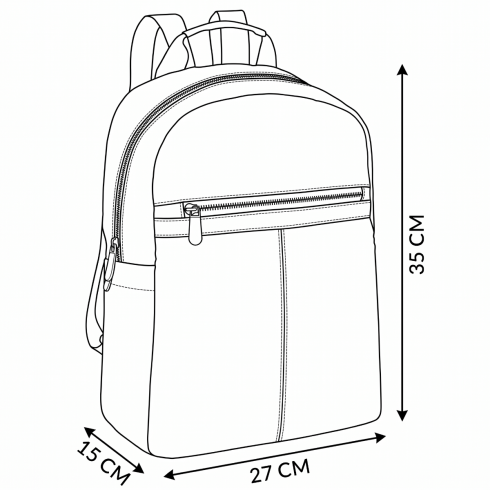 Rucsac mic pentru femei, negru, ZG845